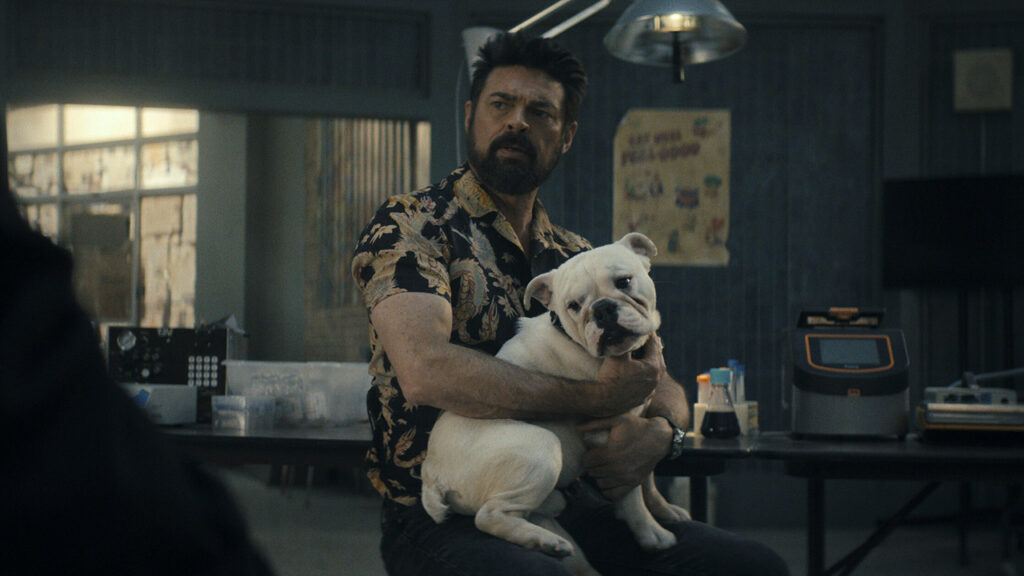 image issue de la série The Boys saison 5 mettant en scène le personnage de William Butcher